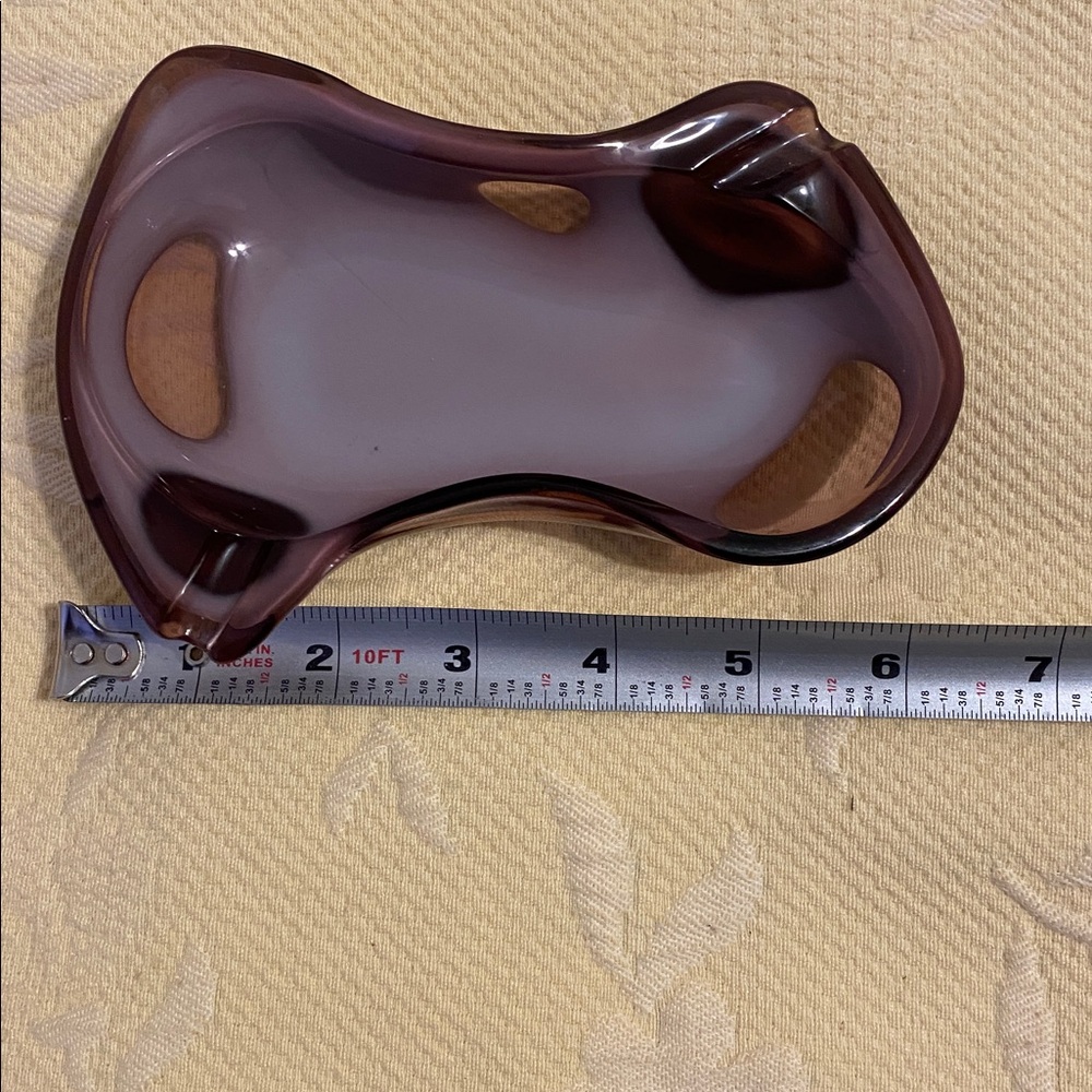 Sasaki vintage ashtray.  Two tone purple, no chips does have a white smudge - Picture 4 of 7